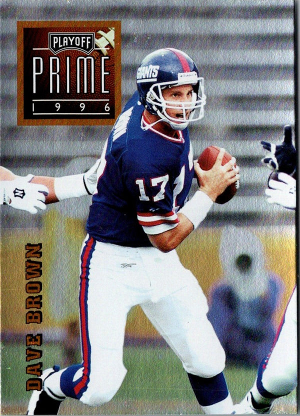 1996 Playoff Prime Dave Brown #23