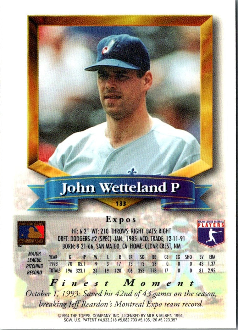 1994 Finest John Wetteland