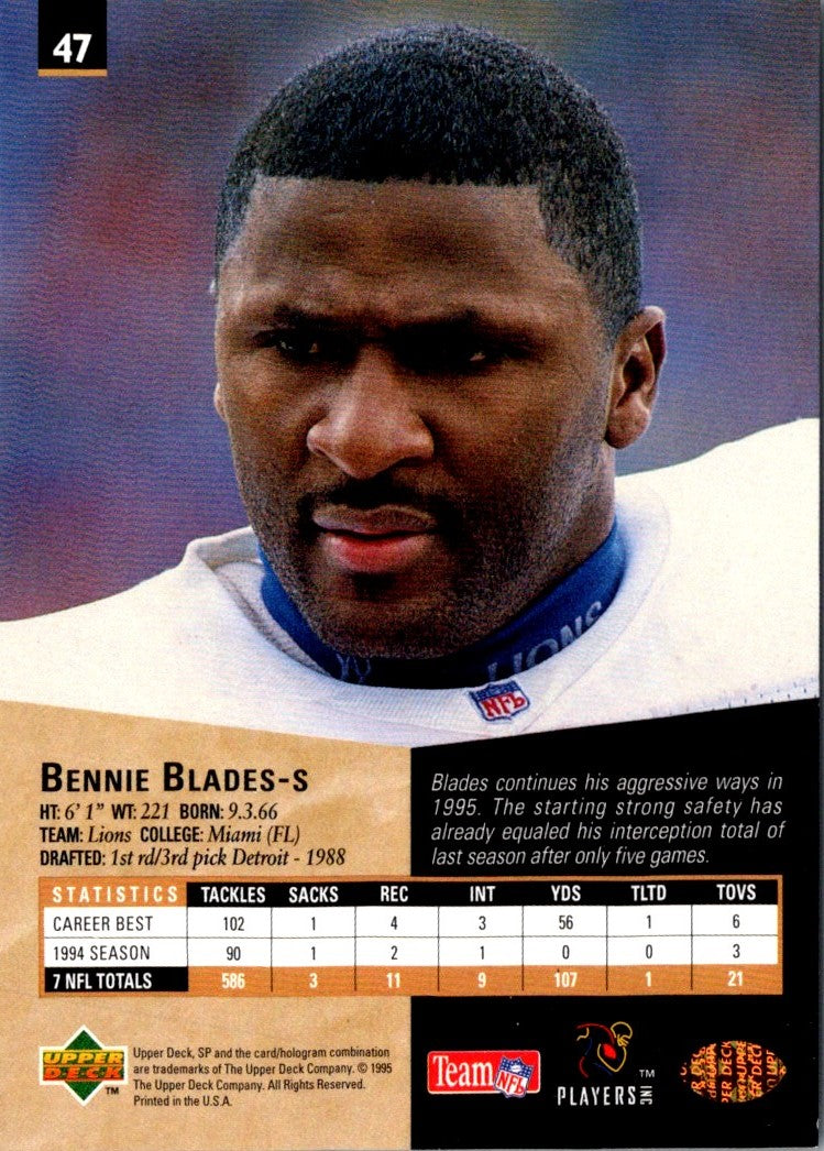 1995 SP Bennie Blades