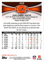 2012 Topps Josh Cribbs #402