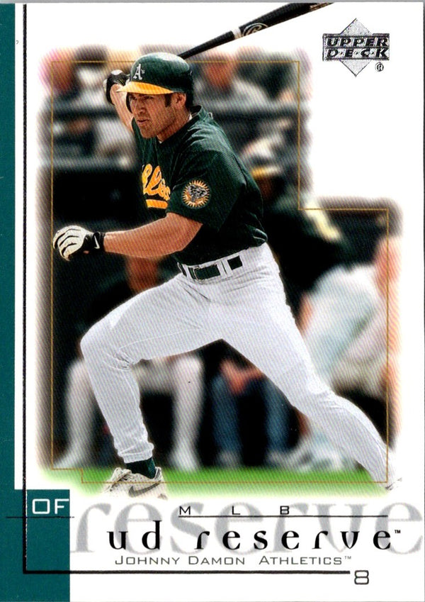 2001 UD Reserve Johnny Damon #8