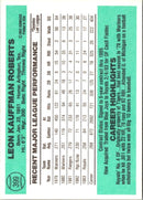 1984 Donruss Leon Roberts