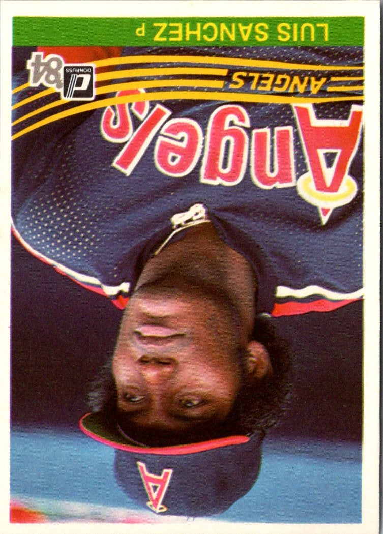 1984 Donruss Luis Sanchez