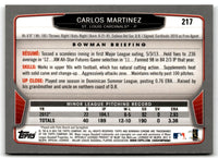 2013 Bowman Chrome Carlos Martinez #217 Rookie