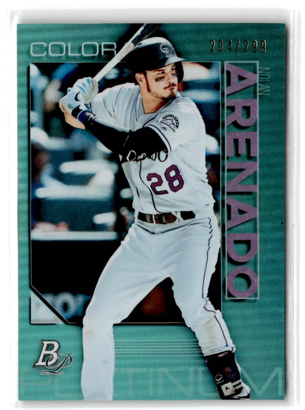 2020 Bowman Platinum Nolan Arenado #31 /150