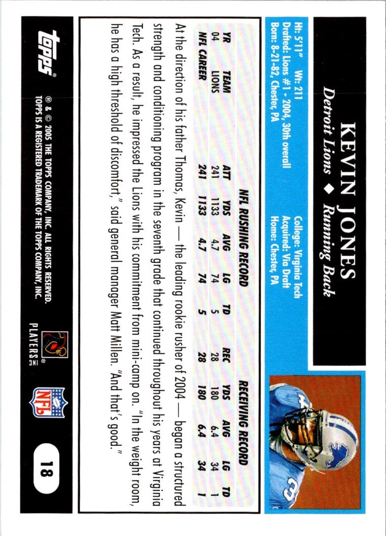 2005 Topps Kevin Jones