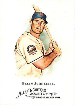 2008 Topps Allen & Ginter Brian Schneider #106