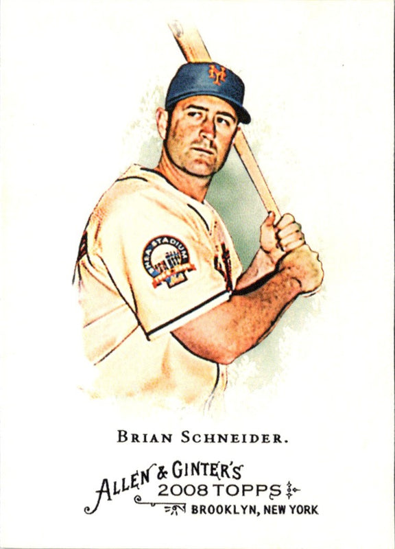 2008 Topps Allen & Ginter Brian Schneider #106