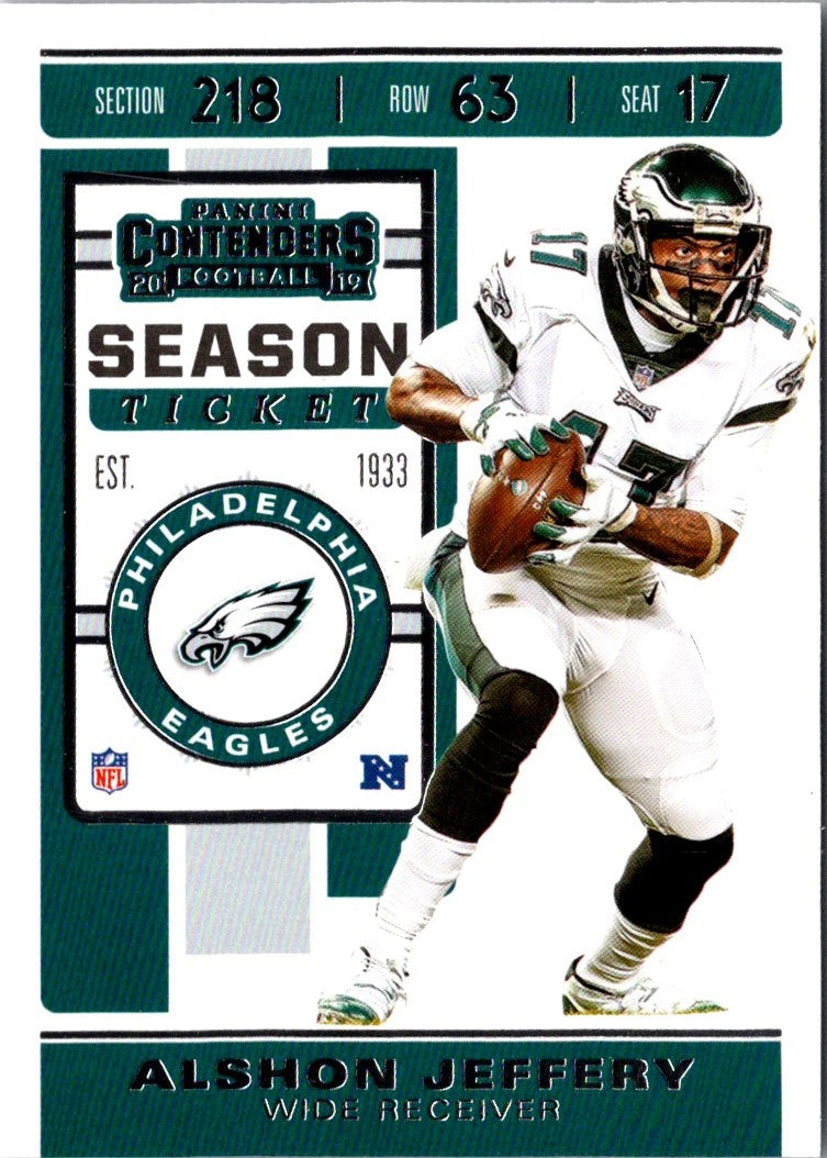 2019 Panini Contenders Alshon Jeffery