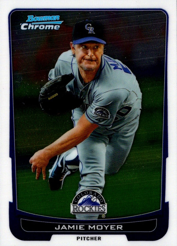 2012 Bowman Chrome Jamie Moyer #216