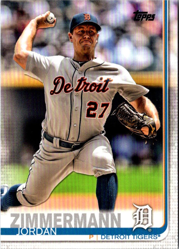 2019 Topps Jordan Zimmermann #249