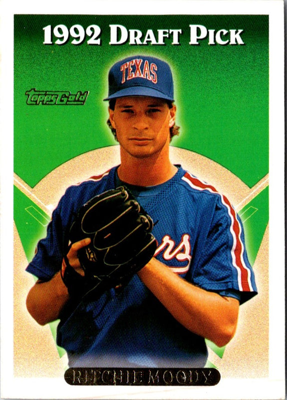 1993 Topps Gold Ritchie Moody #438 Rookie