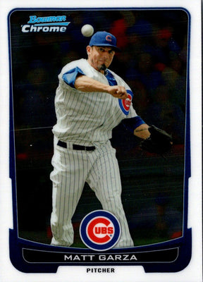 2012 Bowman Chrome Matt Garza #92