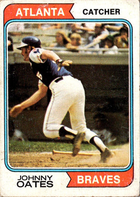 1974 Topps Johnny Oates #183