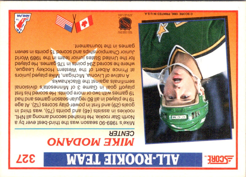 1990 Score Mike Modano