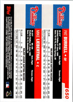 2006 Topps Philly Phanatics (Pat Burrell/Mike Lieberthal) #650