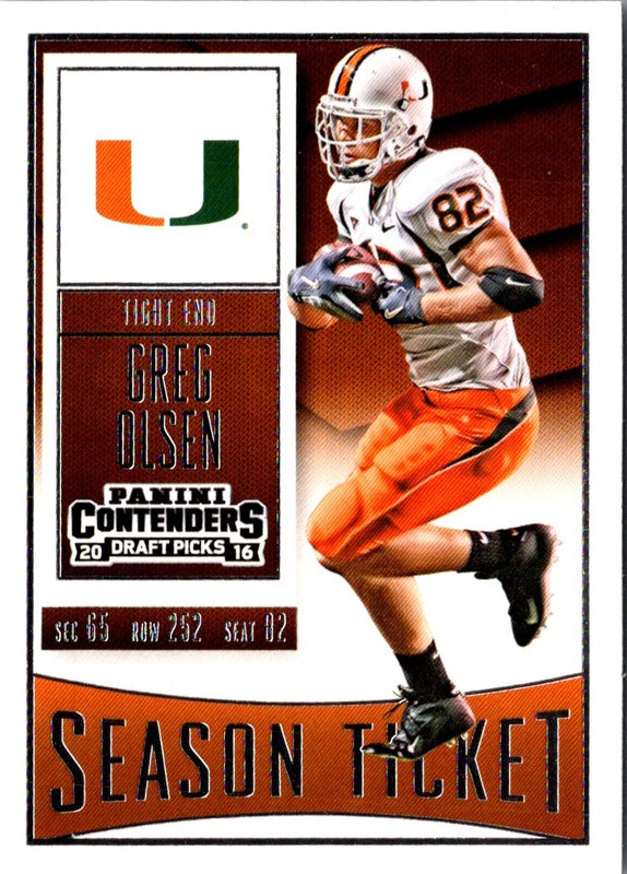 2017 Panini Greg Olsen #82