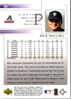 2002 Upper Deck Rick Helling #665