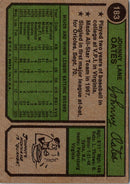 1974 Topps Johnny Oates
