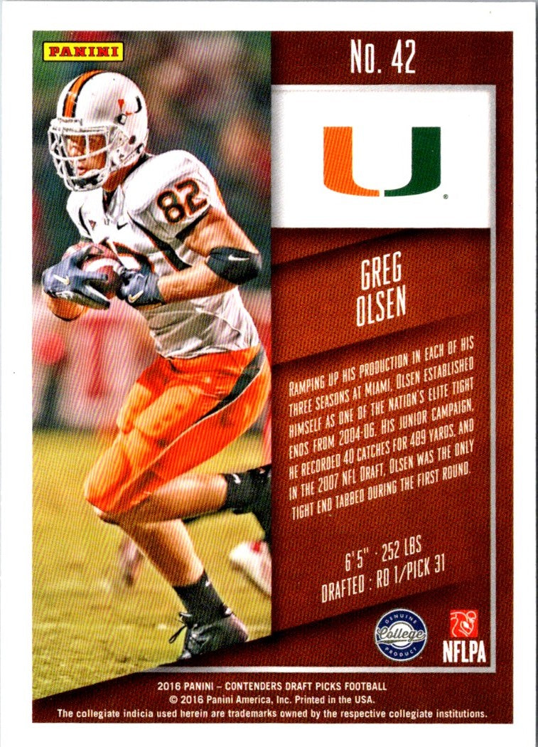 2017 Panini Greg Olsen