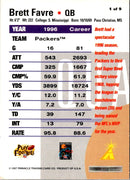 1997 Pinnacle Rembrandt Bronze Brett Favre