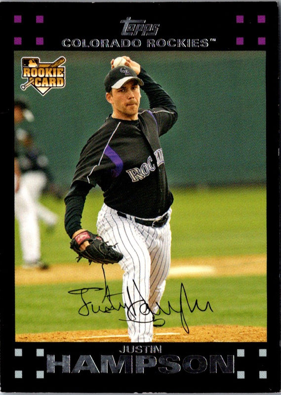 2007 Topps Justin Hampson #637