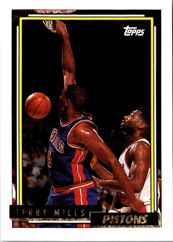 1992 Topps Terry Mills #369