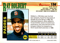 1993 Bowman Ray Holbert #194 Rookie