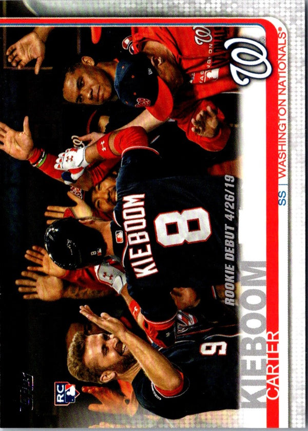 2019 Topps Update Carter Kieboom #US208 Rookie