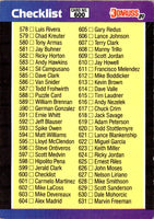 1990 Topps Checklist: 501-600 #600
