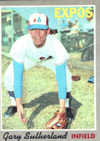 1970 Topps Gary Sutherland #632 EX-MT+