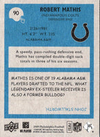 2009 Upper Deck Robert Mathis #90
