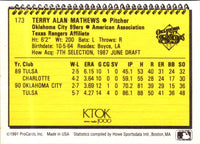 1991 ProCards Terry Mathews #173
