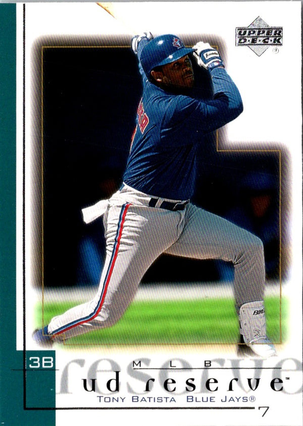 2001 UD Reserve Tony Batista #14