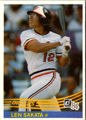 1984 Donruss Len Sakata #620