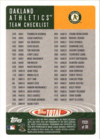 2002 Topps Total Eric Chavez #TTC21
