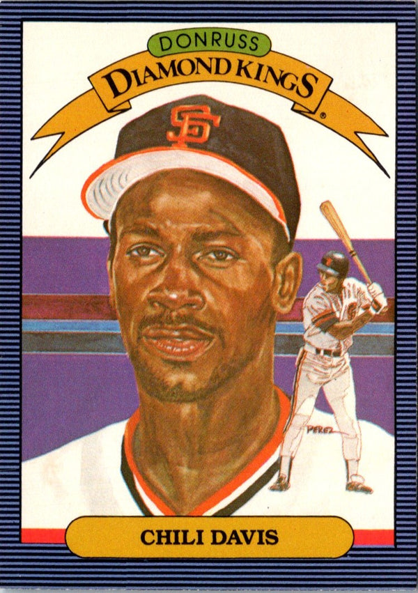 1986 Leaf Chili Davis #6