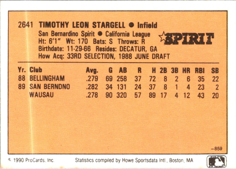 1990 CMC Tim Stargell