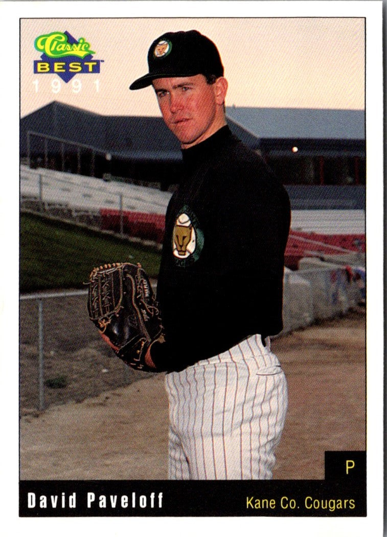 1991 Classic Best Kane County Cougars David Paveloff