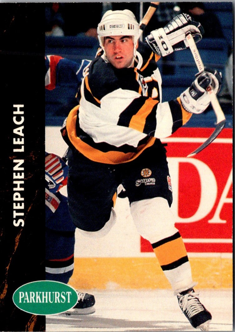 1991 Parkhurst Steve Leach