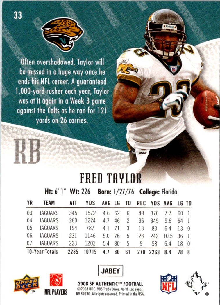 2006 Topps Chrome Fred Taylor