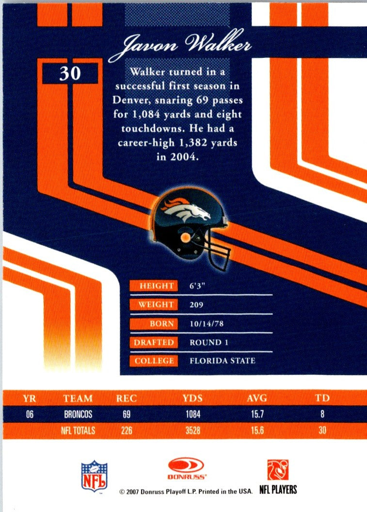 2007 Donruss Elite Javon Walker