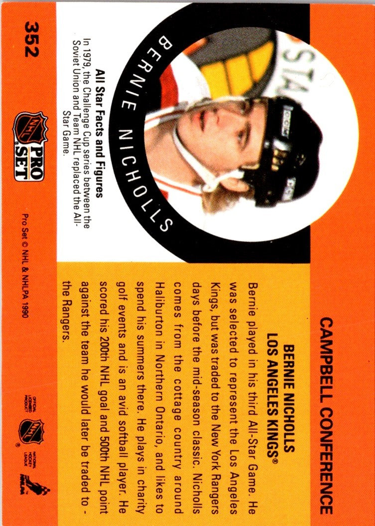 1990 Pro Set Bernie Nicholls