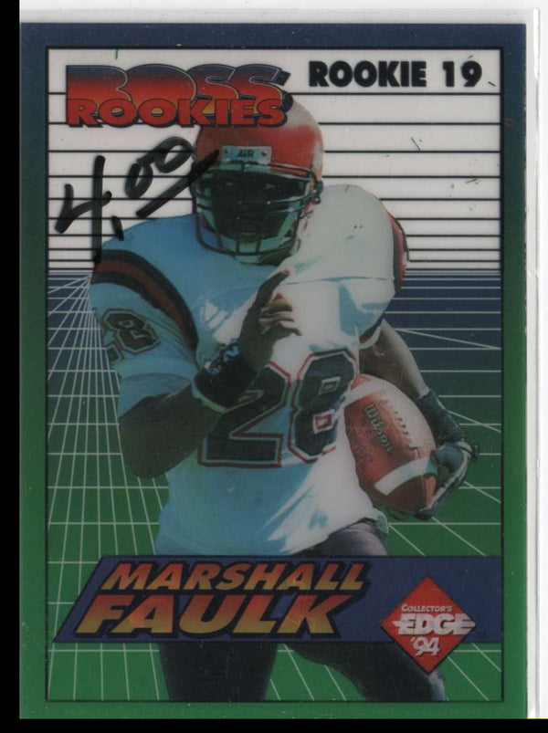 1994 Collector's Edge Boss Squad Promos Marshall Faulk #1
