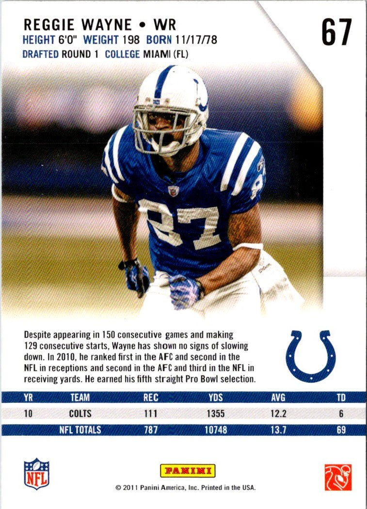2011 Panini Certified Reggie Wayne