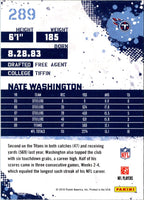 2010 Score Nate Washington #289
