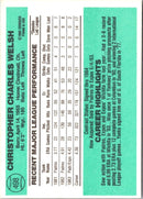 1984 Donruss Chris Welsh