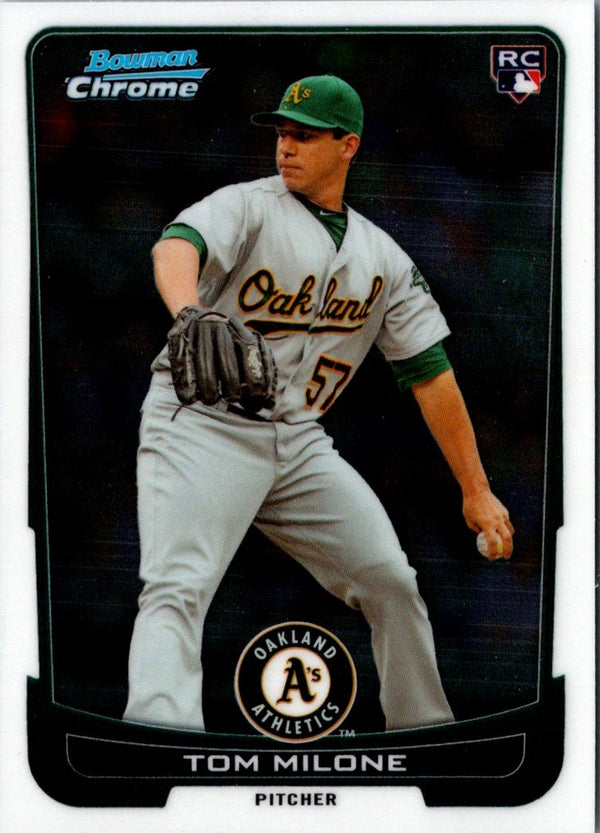 2012 Bowman Draft Picks & Prospects Tom Milone #44 Rookie