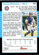 2005 Bowman Casey McGehee