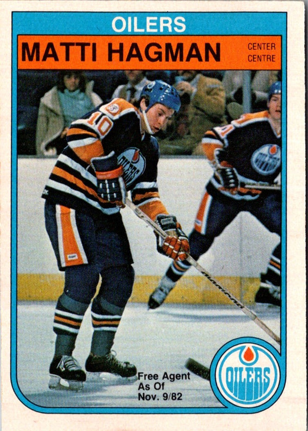 1982 O-Pee-Chee Matti Hagman #108